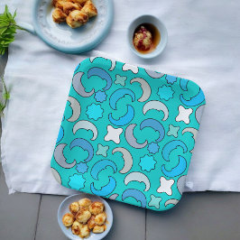 ブルームーンコラージ ペーパープレート