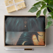 ブルームーンゴシック魔女 – 暗いファンタジーハロウィン 薄葉紙 (ギフト)