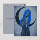 ブルームーンシテリアファンタジーアートハガキ ポストカード (正面/裏面)