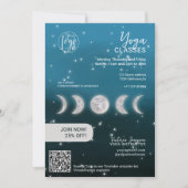 ブルームーンスター ヨガインストラクター スタジオ クラス 招待状 (正面)