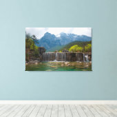 ブルームーンバレー |玉龍雪山 キャンバスプリント (インサイチュ (ウッドフロア))