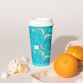 ブルームーンパターン 紙コップ