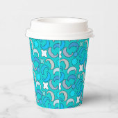 ブルームーンパターン 紙コップ (右)