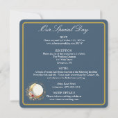 ブルームーンフラワーフローラ結婚丸 招待状 (裏面)