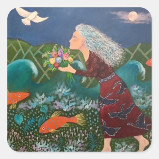 ブルームーンブーカー スクエアシール (正面)