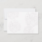 ブルームーンメニュー選択結婚の返信カード 出欠カード (裏面)