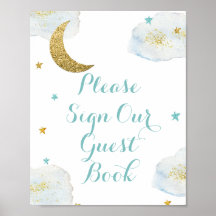 ブルームーンモダンお願いゲストブックにサイン