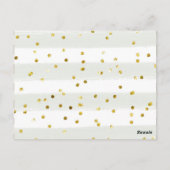 ブルームーンモダングリッターブックベビーカード ポストカード (裏面)