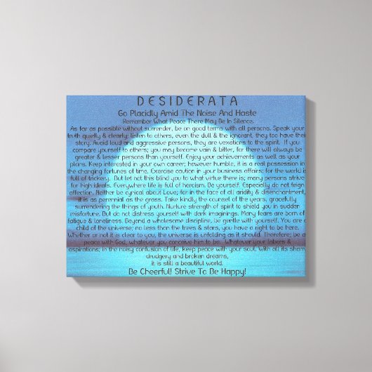 ブルームーンライジングオンキャンバス キャンバスプリント (正面)