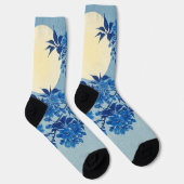 ブルームーンライトツリー:日本のさくらんぼブロッサムナイト ソックス (右)