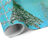 ブルームーンライトデエルフェストクリスマスホリデー ラッピングペーパー (ロールコーナー)