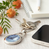 ブルームーンライトマジカルフォレストウィンターシーン キーホルダー (側面)