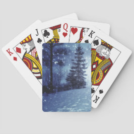 ブルームーンライトマジカルフォレストウィンターシーン トランプ