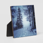 ブルームーンライトマジカルフォレストウィンターシーン フォトプラーク (正面)