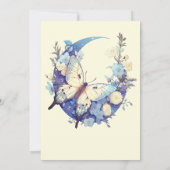 ブルームーンリトルピース天国が赤ちゃんシャワーを送信 招待状 (裏面)