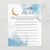 ブルームーン推測ベビー食品シャワーゲーム (正面)