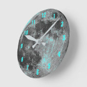 ブルームーン時計 ラウンド壁時計 (傾斜)