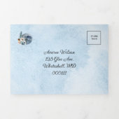 ブルームーン結婚フローラ 三つ折り招待状 (カバー)