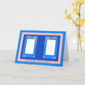 ブルームーン結婚記念日カード カード (黄色い花)