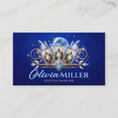 ブルームーン魔法- Oracle Cards, Ball and Crystals 名刺 (正面)