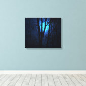 ブルームーン！ キャンバスプリント (インサイチュ (ウッドフロア))