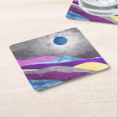 ブルームーン スクエアペーパーコースター (アングル)