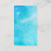 ブルームーン&スターズおむつラッフルチケット-ベビーショー エンクロージャーカード (裏面)