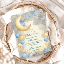 ブルームーン&スターズベビーシャワー