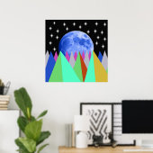 ブルームーン ポスター (ホームオフィス)