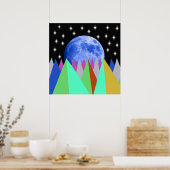 ブルームーン ポスター (キッチン)