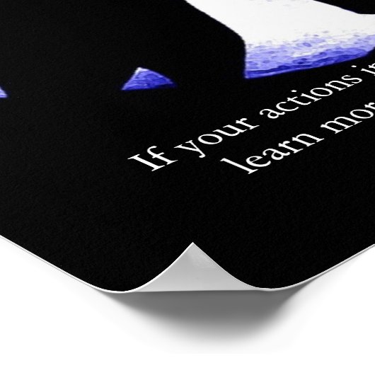 ブルームーン・リーやる気を起こさせるダシップ・ウルフ・ポスター ポスター (角)