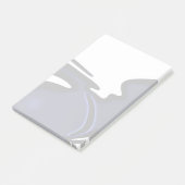 ブルームーン：抽象芸術ブルー、ホワイト、ブラック ポストイット (アングル)