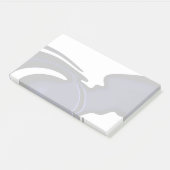 ブルームーン：抽象芸術ブルー、ホワイト、ブラック ポストイット (アングル)