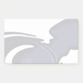 ブルームーン：抽象芸術ブルー、ホワイト、ブラック ポストイット (正面)