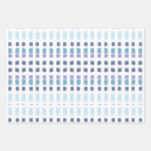 ブルームーヴパープルブラック ラッピングペーパーシート (正面3)