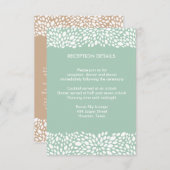 ブルーム カスタマイズ可能な結婚式の受付/方向 エンクロージャーカード (正面/裏面)