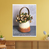 ブルーム パネル L キャンバスプリント (インサイチュ (リビング))