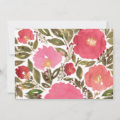 ブルーム フラワーズ セーブ・ザ・デート 招待状 (裏面)