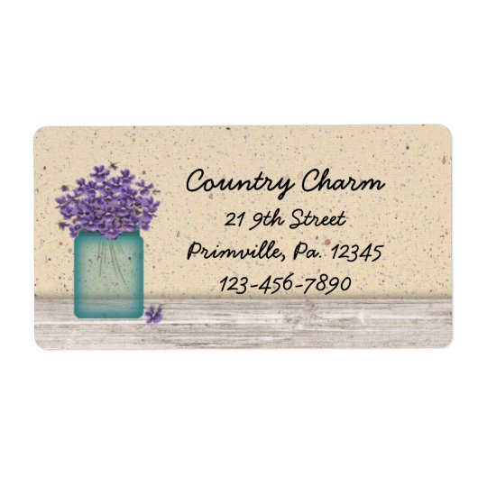 ブルーメイスンジャールバイオリーブラベル ラベル (正面)