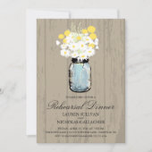 ブルーメイソンジャーとデイジーリハーサルディナー 招待状 (正面)