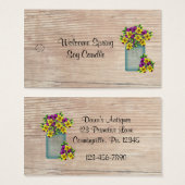 ブルーメイソンジャールビオラつるスラベル (正面&裏面)