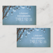 ブルーメイソンジャール蛍ストリングライトエスコート プレイスカード (正面/裏面)