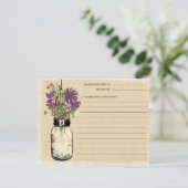 ブルーメイソンジャー レシピカード (スタンド正面)