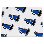 ブルーメガホン ラージペーパーバッグ (正面)