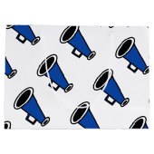 ブルーメガホン ラージペーパーバッグ (裏面)