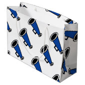 ブルーメガホン ラージペーパーバッグ (裏面アングル)