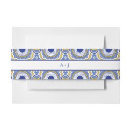 ブルーメキシカンタラベスペインのラ結婚ス 招待状ベリーバンド