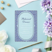 ブルーメキシカンタラベラスペインのリハーサルディナー アクリル招待状 (インサイチュ (ウェディング))