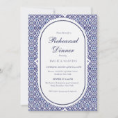 ブルーメキシカンタラベラスペインのリハーサルディナー 招待状 (正面)