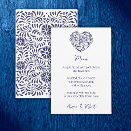 ブルーメキシカンタラベラハート 案内状